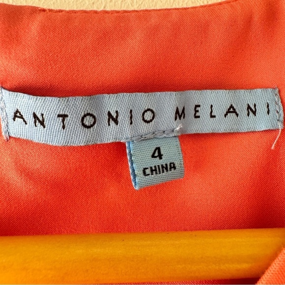 Antonio Melani - Sleeveless Sheath Dress in Coral - Picture 8 of 9